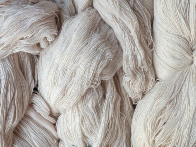 Yarn raw material.
